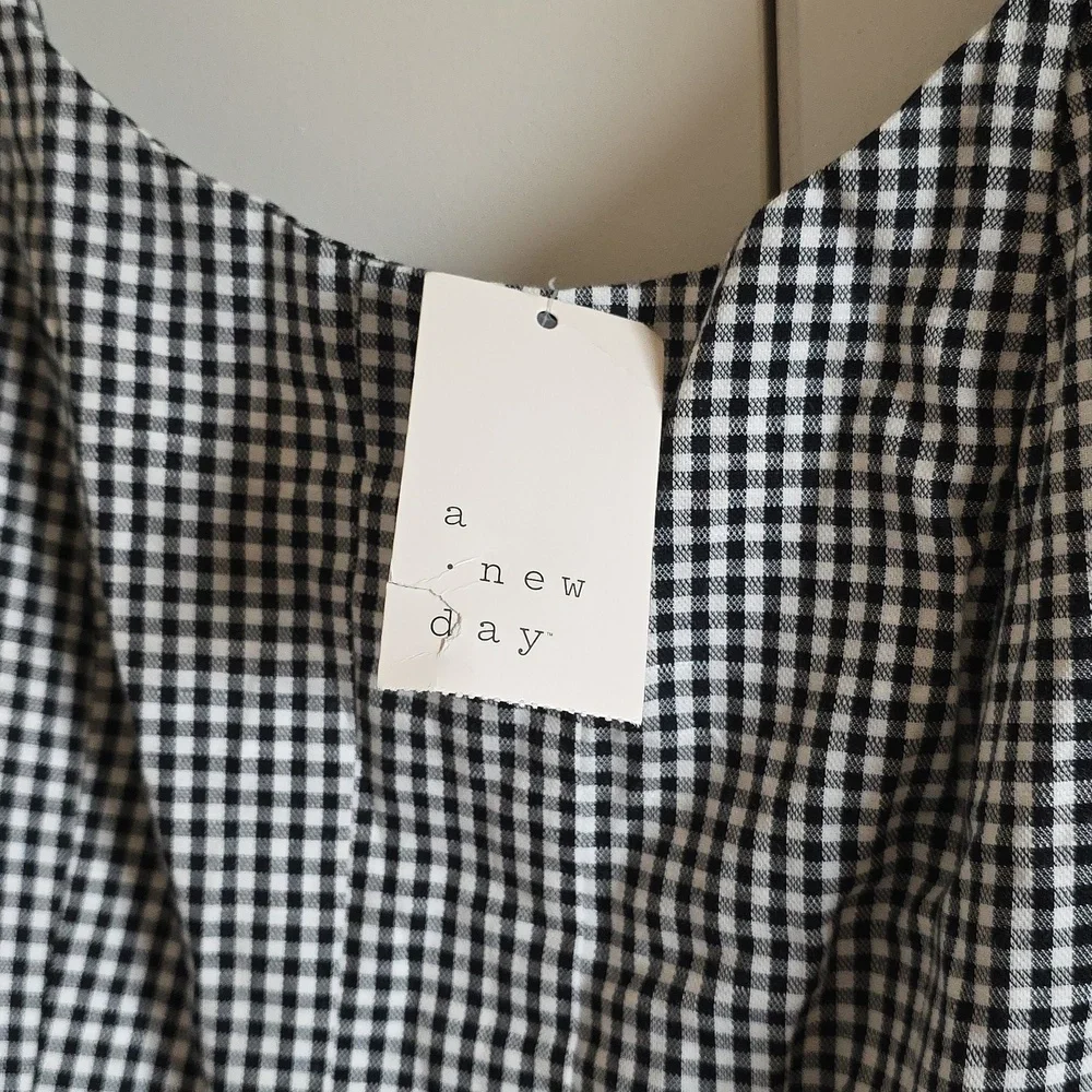 a new day Black and White Checkered Dress - Picture 3 of 3